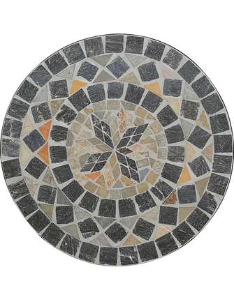 George Hanbury Alvorlig Robust Mosaikbord Ø60xH72 cm grå