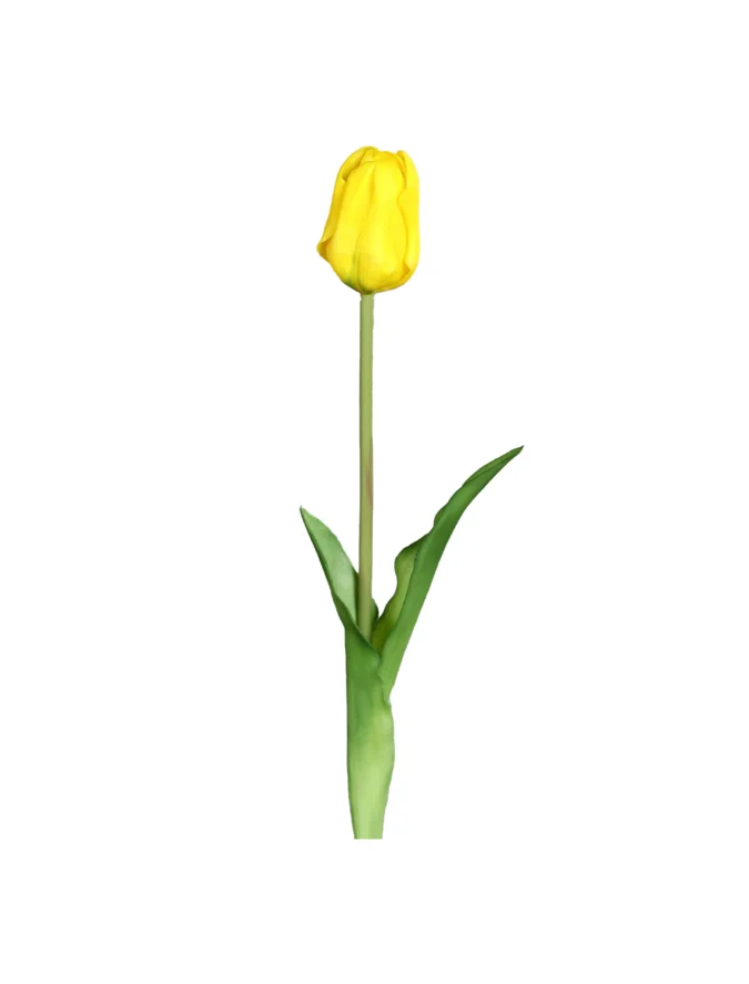 køb kunstig gul tulipan 48 cm