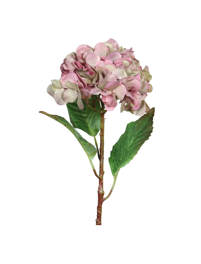 køb kunstig rosa hortensia 54 cm